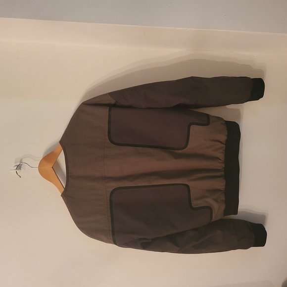 P. E NATION jacket.  Size XS, oversized. Dark green with bright  orange  lines . - Picture 2 of 4